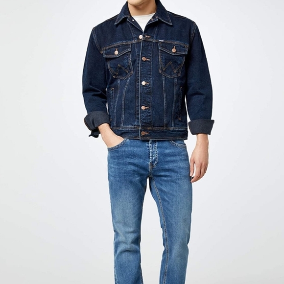 Wrangler Other - New Wrangler Men’s Auth Western Jacket Blue Black small